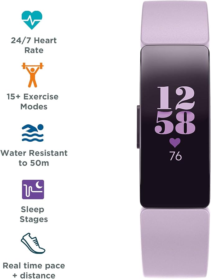 Fitbit Inspire HR Health & Fitness Tracker