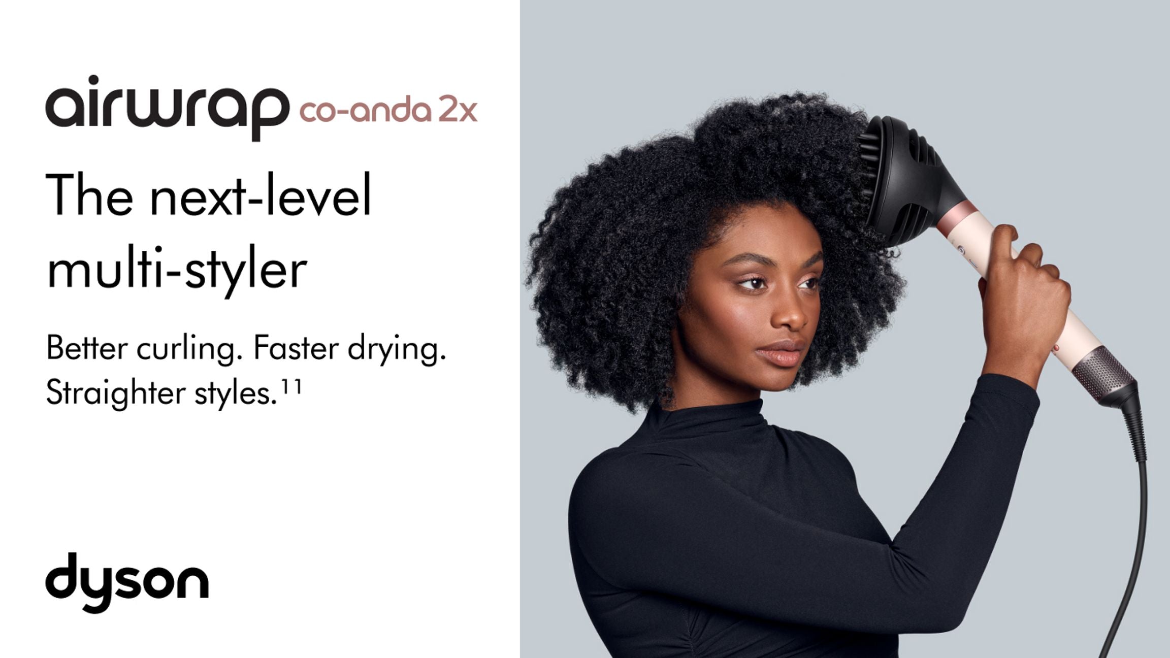 New Dyson Airwrap Co-anda2x™ multi-styler and dryer Curly+Coily (Amber silk)